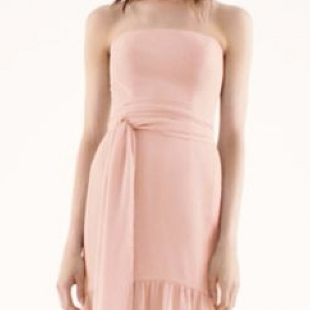 Vera Wang White Collection Full length Dress Blush